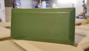 Kafel ceramiczny kwadratela zielona